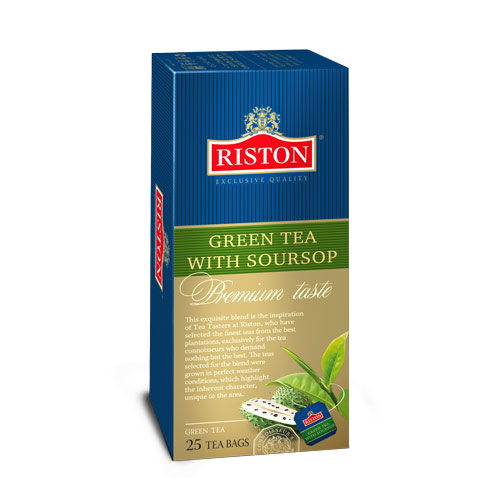 Green tea with soursop